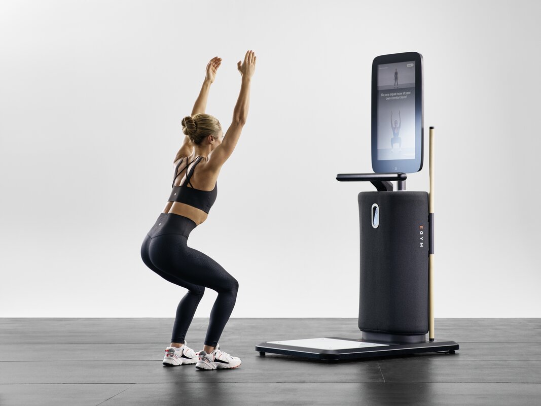 Flexibiliteitstest op EGYM station