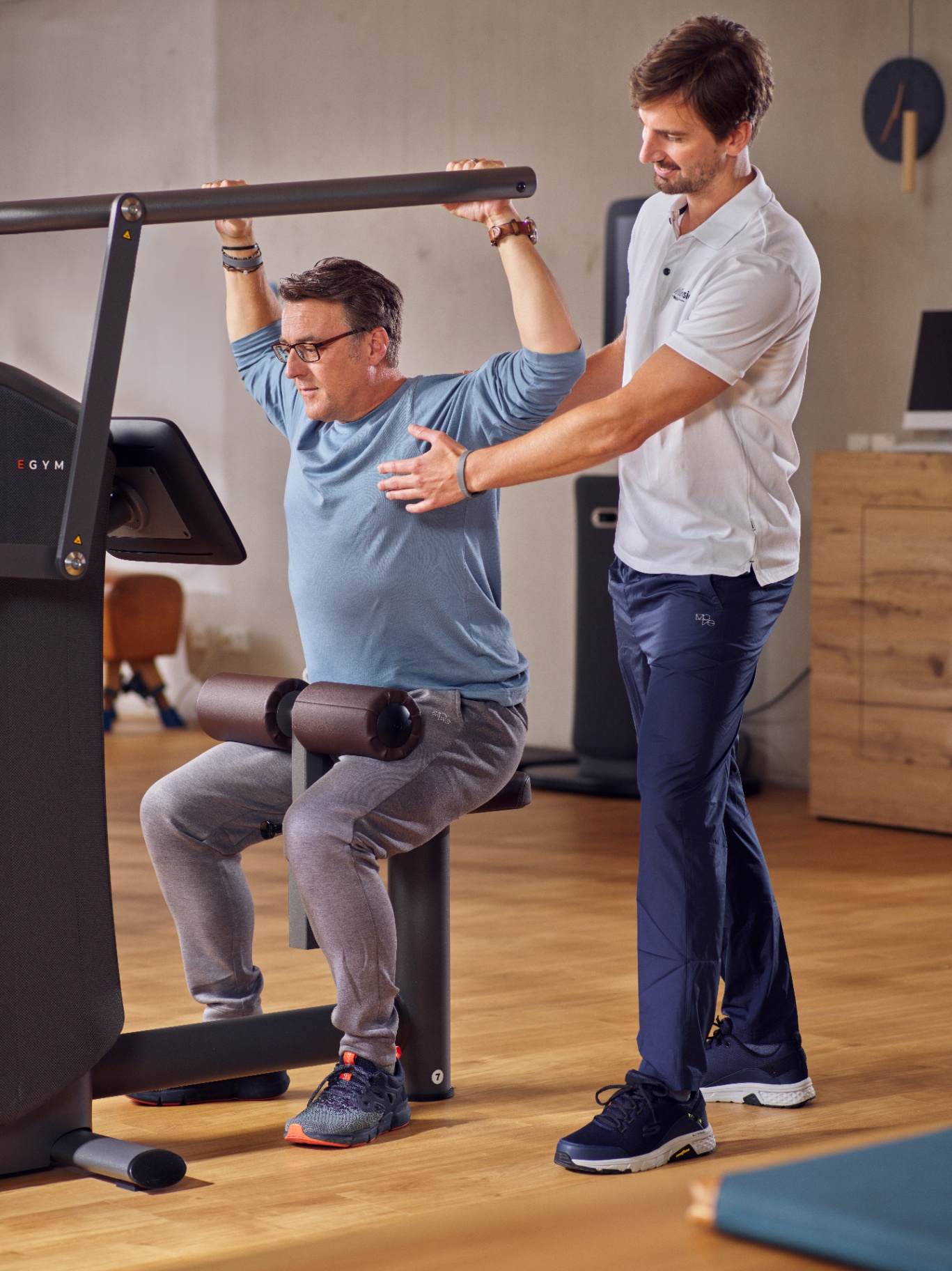 Begeleide EGYM training met RFID polsband