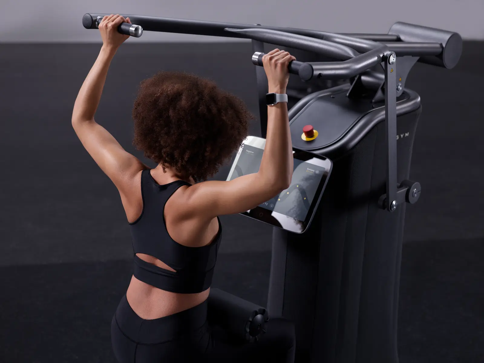Training op EGYM Smart apparatuur met scherm